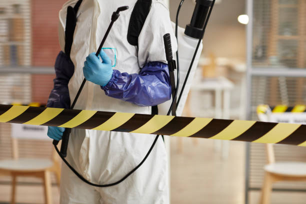 Professional Biohazard Cleanup technician working in Logan, UT